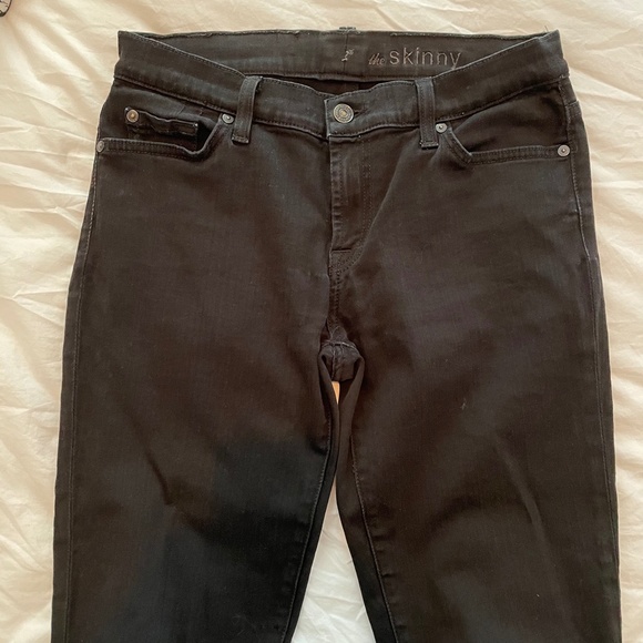 Black 7 For All Mankind skinny jeans - Picture 3 of 3